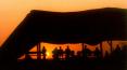 Sonnenuntergang im Namutoni-Camp